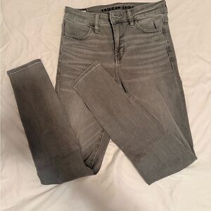 American Eagle Outfitters Light Gray Denim